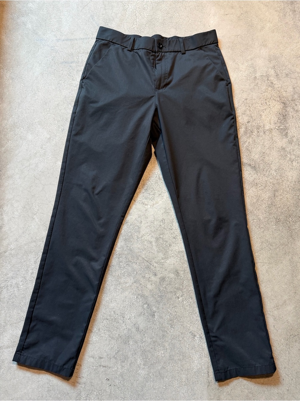 Libin Mens Black Stretch Performance Golf Commuter Pants 30x30